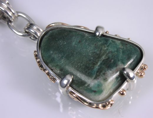 Hand Made Ruby Zoisite Necklace Hand Made Ruby Zoisite Necklace