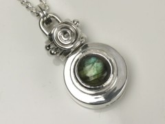 Labradorite Swirl Compass