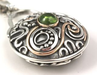 Peridot Compass Necklace