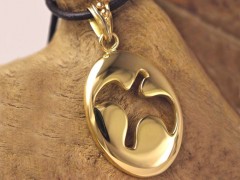 Rose Gold Dove Pendant