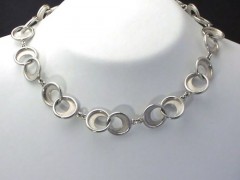 Inspire-Rings Silver Necklace