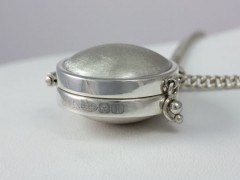 Silver Compass Locket