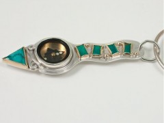 Path of Turquoise Compass Pendant