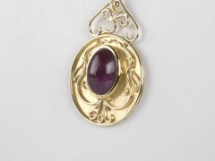 Wedding Necklace with Ruby