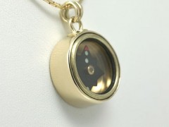 Classic Gold Compass Pendant