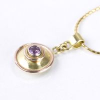 Image of Tanzanite Gold Necklace