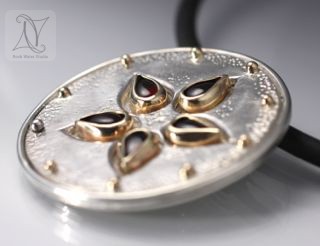 Silver Apple Pendant