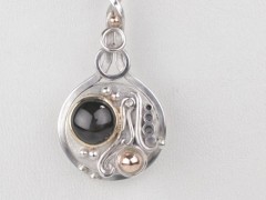 Black Star Compass Pendant