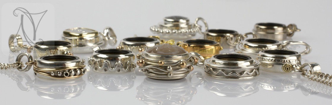 Funky side view of my Gold and Silver Compass Necklaces and Pendants! Funky side view of my Compass Necklaces and Pendants
