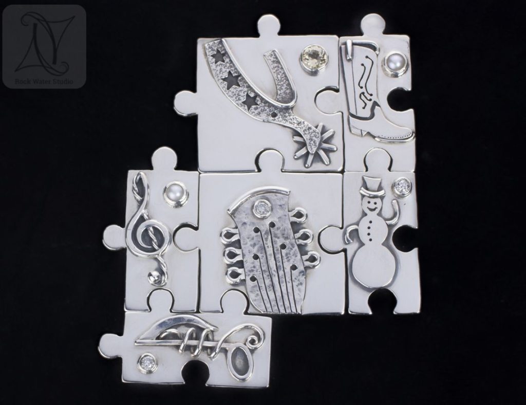 Silver Jigsaw Puzzle (g460)