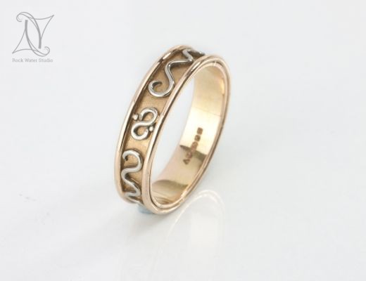 18k Handmade Gold Eternity Ring (g402)