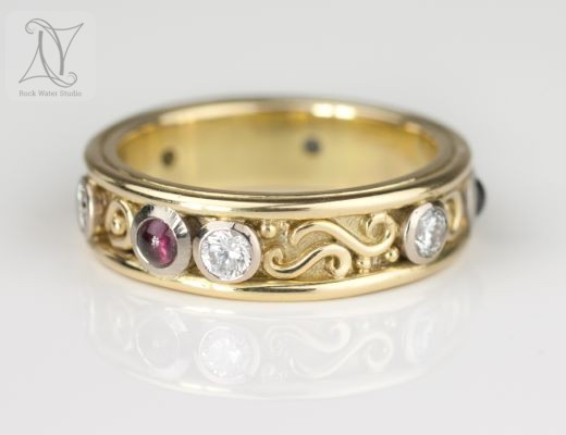 Handmade Diamond Eternity Ring (g398)