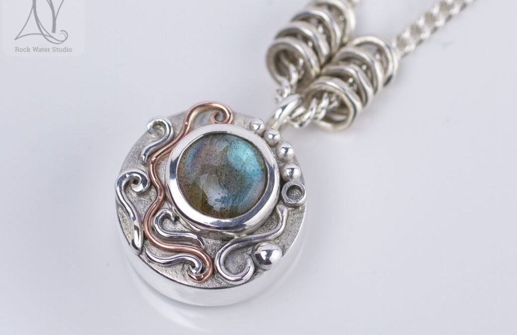 Labradorite Compass Necklace