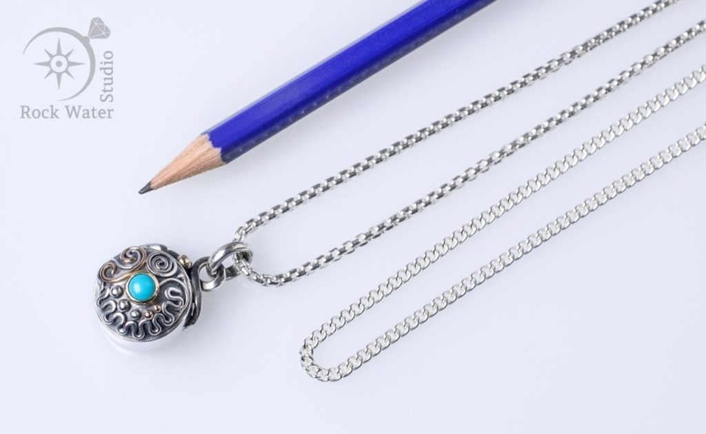 Graduation Compass Gift with Turquoise (g496)