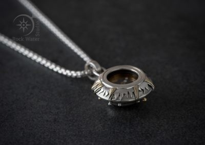 18th birthday Compass Pendant Gift G548