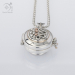 Silver Compass Locket Design Details (g409)