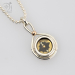 Elegant Silver Compass Necklace (g517)