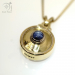 Star Sapphire Gemstone necklace with working compass (g478)