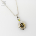 Olivine Peridot Compass Necklace (g543)