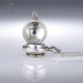 Working Silver Compass Locket with Sapphire (g408)