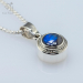 Practical sterling silver compass necklace with precision compass (G554)