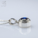 Blue Sky compass pendant with francis barker compass inside (G554)