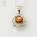Compass Pendant Gift with Sunstone (G561)