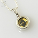 Francis Barker compass pendant in silver and gold (G561)