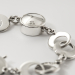 Working Silver Compass Bracelet to help you stay true to yourself (G582)