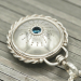 Topaz silver compass pendant gift for wife to help believe in yourself (G579)