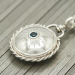 Silver Compass Pendant gift for wife to help keep you safe (G579)