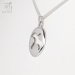 Silver Dove Pendant Wedding Anniversary Gift for your wife (g459)